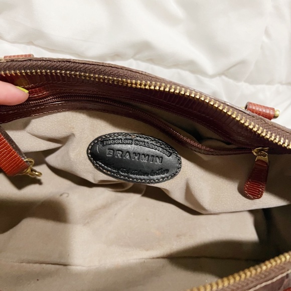 Vintage Brahmin Tricolor Series Bag - Picture 10 of 13